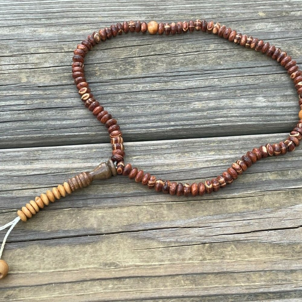 Wood Tasbeeh Prayer Beads Real Genuine Wood Beads Religious Islamic Tasbeh